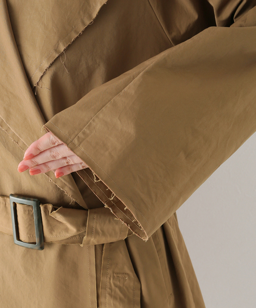 plage（プラージュ）の「DAMAGE TAFFETA トレンチ（トレンチコート・レディース・キャメル・38/36）」の19枚目の写真