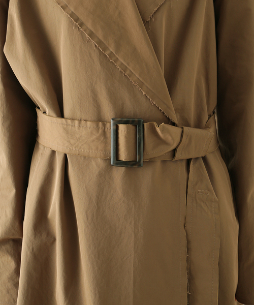 plage（プラージュ）の「DAMAGE TAFFETA トレンチ（トレンチコート・レディース・キャメル・38/36）」の9枚目の写真