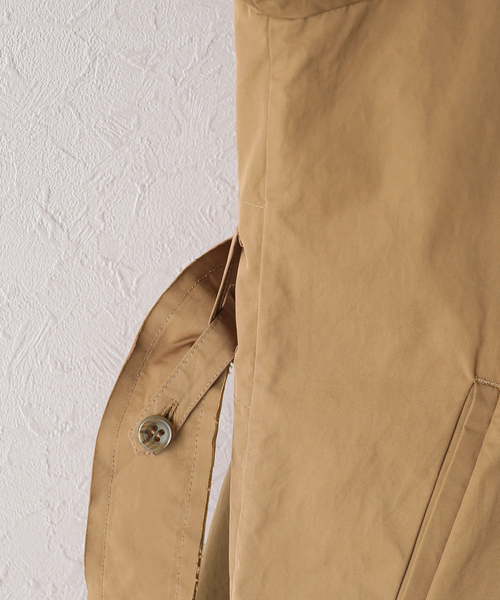 plage（プラージュ）の「DAMAGE TAFFETA トレンチ（トレンチコート・レディース・キャメル・38/36）」の17枚目の写真