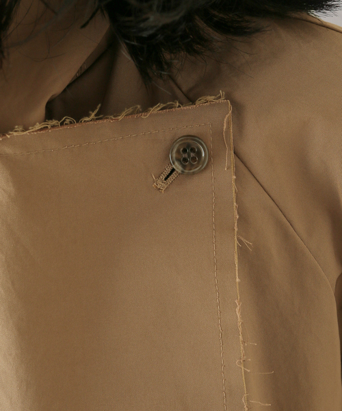 plage（プラージュ）の「DAMAGE TAFFETA トレンチ（トレンチコート・レディース・キャメル・38/36）」の5枚目の写真