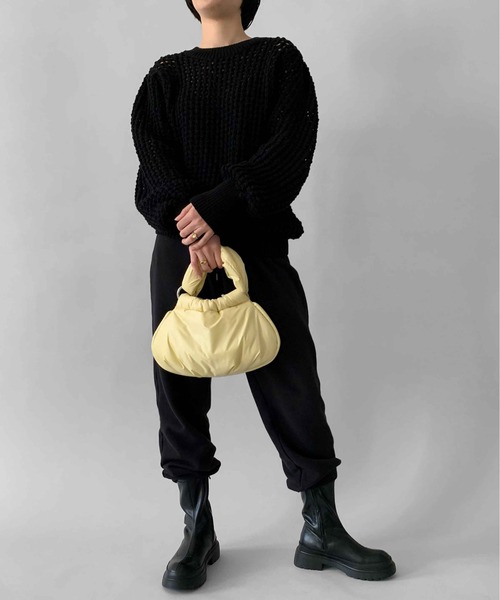 LE VERNIS（ル・ベルニ）の「LE VERNIS(ル・ベルニ)ジグリーminiバッグ（ハンドバッグ・レディース・カーキ/ブラック/イエロー・FREE）」の17枚目の写真