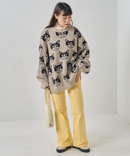 希少✨【シーバイクロエ】猫柄アーカイブニット イタリア製 希少✨【シーバイクロエ】猫柄アーカイブニット イタリア製 - メルカリ