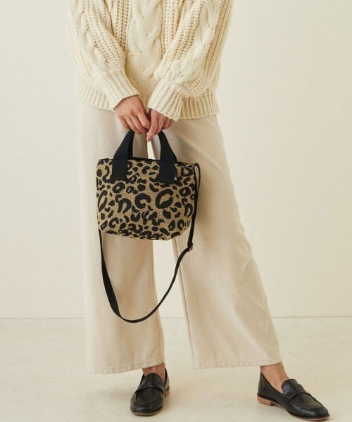 ROOTOTE(ルートート)の「ルートート/LT.ベビールー.パターンファブリック-H(ショルダーバッグ・レディース・ブルー系その他/レオパード/ブラウン系その他・FREE)」の3枚目の写真