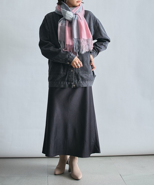 MAISON BREEZE（メゾンブリーズ）の「【MAISON BREEZE】フリンジカラフルビッグブロックチェック柄マフラー SCCH209（マフラー・レディース・その他4/その他7/その他6/その他1/その他2/その他3/その他5・FREE）」の13枚目の写真