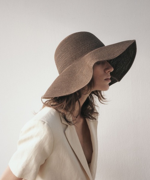 IRIS47（イリスフォーセブン）の「【IRIS 47】trip hat WT8　※（ハット・レディース・ブラウン/ブラック・FREE）」の2枚目の写真