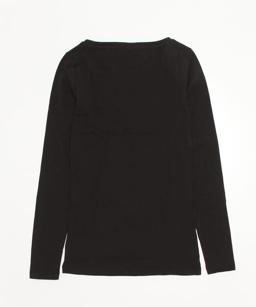 G-STAR(ジースター)の「BASE TOP/ロゴ/ロンT(Tシャツ/カットソー・レディース・ダークブラック・MEDIUM/X-SMALL/LARGE/SMALL)」の8枚目の写真