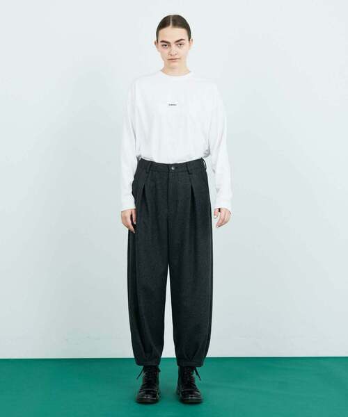 FRAPBOIS フラボア　サルールパンツ　今季 FRAPBOIS（フラボア）の「ウールフラノ パンツ（その他パンツ