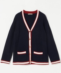 WOOL NYLON LIB CARDIGAN