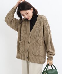 SHOO・LA・RUE | ざっくりケーブル柄カーディガン(カーディガン/ボレロ)