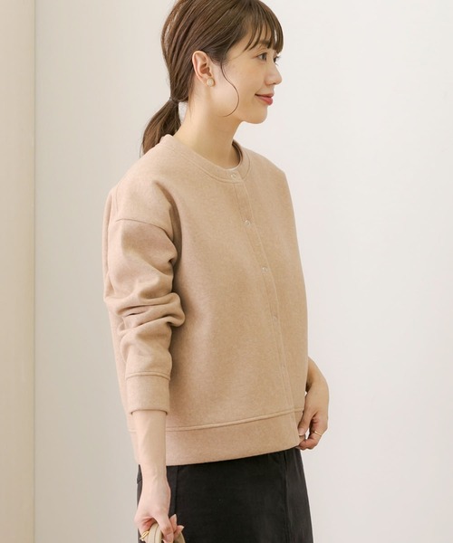 URBAN RESEARCH Sonny Label(アーバンリサーチサニーレーベル)の「ニットメルトンボタン付きカーディガン(カーディガン/ボレロ・レディース・オレンジ/ネイビー/グレー/ライトグレー・FREE)」の18枚目の写真