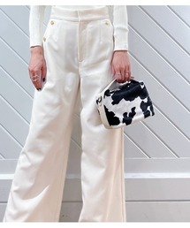 Desert　Rose | 【M Rose/エンメローズ】牛革×ハラココンビハンドバッグ(ハンドバッグ)