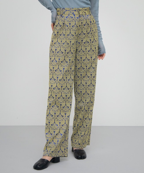 wide straight slacks pants 古着 THE RERACS ザリラクス グルカ パンツ スラックス GURKHA（中古