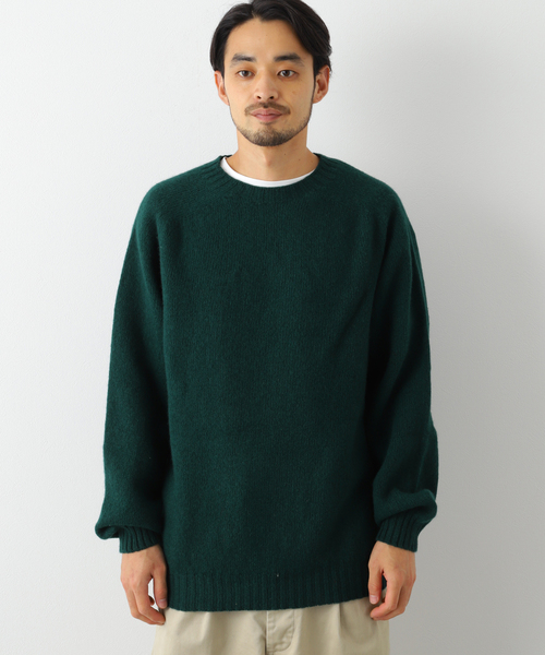 セール】【INVERALLAN / インバーアラン】シェットランドクルーネック