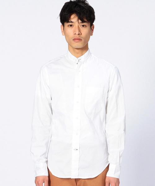 UNITED ARROWS（ユナイテッドアローズ）の「＜GITMAN BROTHERS（ギットマンブラザーズ）＞ UASP ロイヤルオックス バンドカラー シャツ（シャツ/ブラウス・メンズ・ホワイト・15 /14  1/2）」の3枚目の写真