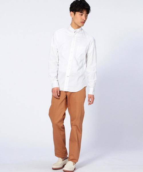 UNITED ARROWS（ユナイテッドアローズ）の「＜GITMAN BROTHERS（ギットマンブラザーズ）＞ UASP ロイヤルオックス バンドカラー シャツ（シャツ/ブラウス・メンズ・ホワイト・15 /14  1/2）」の4枚目の写真