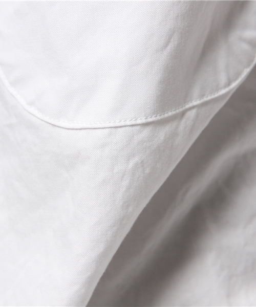 UNITED ARROWS（ユナイテッドアローズ）の「＜GITMAN BROTHERS（ギットマンブラザーズ）＞ UASP ロイヤルオックス バンドカラー シャツ（シャツ/ブラウス・メンズ・ホワイト・15 /14  1/2）」の9枚目の写真