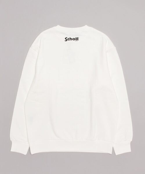 schott(ショット)の「Schott/ショット/MARVEL ALIGNMENT SWEATSHIRT/マーベル アライメント スウェットシャツ(スウェット・メンズ・ブラック/ホワイト・XL/L/M/2XL)」の4枚目の写真