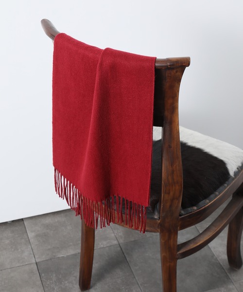 ALWAYS GOOD TIME(オルウェイズグッドタイム)の「カシミアタッチ 日本製アクリルマフラー(マフラー・レディース・F/A/チャコールグレー/C/ホワイト/ベージュ/B/G/H/E/ワインレッド/ネイビー/I/D/グレー/ブラック・FREE)」の7枚目の写真