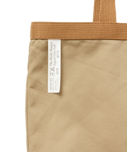 DAILY STANDARD by SANDINISTA(デイリースタンダードバイサンディニスタ)の「Chino Tote Bag - M / チノトートバッグ - ミディアム(ショルダーバッグ・メンズ・ブラック/ベージュ系その他・FREE)」の3枚目の写真