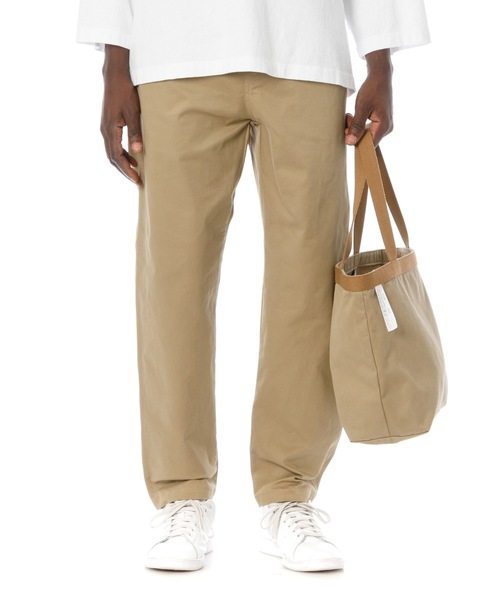 DAILY STANDARD by SANDINISTA(デイリースタンダードバイサンディニスタ)の「Chino Tote Bag - M / チノトートバッグ - ミディアム(ショルダーバッグ・メンズ・ブラック/ベージュ系その他・FREE)」の7枚目の写真