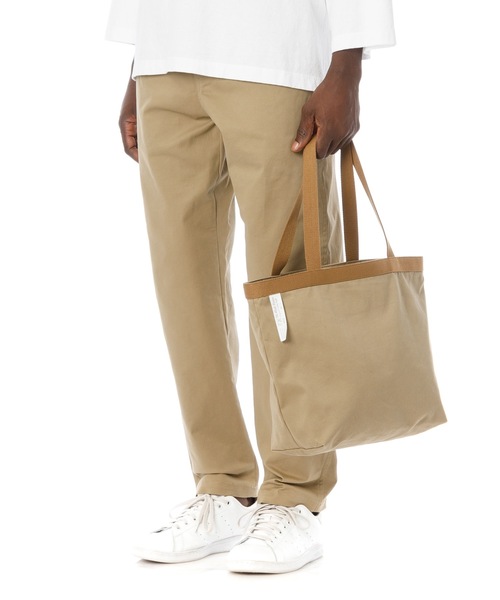 DAILY STANDARD by SANDINISTA(デイリースタンダードバイサンディニスタ)の「Chino Tote Bag - M / チノトートバッグ - ミディアム(ショルダーバッグ・メンズ・ブラック/ベージュ系その他・FREE)」の8枚目の写真