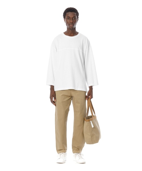 DAILY STANDARD by SANDINISTA(デイリースタンダードバイサンディニスタ)の「Chino Tote Bag - M / チノトートバッグ - ミディアム(ショルダーバッグ・メンズ・ブラック/ベージュ系その他・FREE)」の11枚目の写真