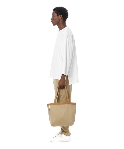 DAILY STANDARD by SANDINISTA(デイリースタンダードバイサンディニスタ)の「Chino Tote Bag - M / チノトートバッグ - ミディアム(ショルダーバッグ・メンズ・ブラック/ベージュ系その他・FREE)」の13枚目の写真
