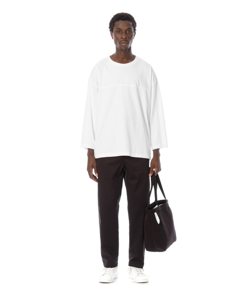 DAILY STANDARD by SANDINISTA(デイリースタンダードバイサンディニスタ)の「Chino Tote Bag - M / チノトートバッグ - ミディアム(ショルダーバッグ・メンズ・ブラック/ベージュ系その他・FREE)」の14枚目の写真
