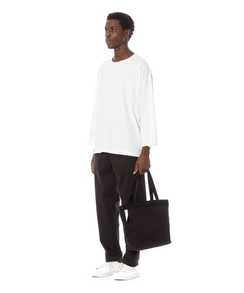 DAILY STANDARD by SANDINISTA(デイリースタンダードバイサンディニスタ)の「Chino Tote Bag - M / チノトートバッグ - ミディアム(ショルダーバッグ・メンズ・ブラック/ベージュ系その他・FREE)」の15枚目の写真