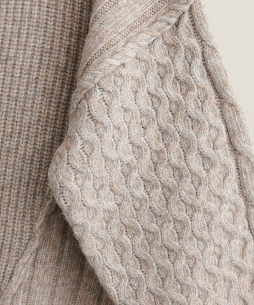 natural couture（ナチュラルクチュール）の「コーデの主役/いろいろ編みクラフトニット（ニット/セーター・レディース・ブラック/ベージュ/イエロー/アイボリー/その他・FREE）」の21枚目の写真