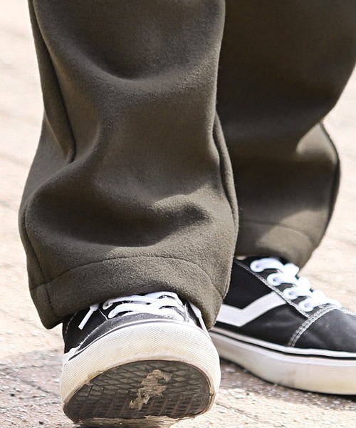 LUXSTYLE(ラグスタイル)の「テックウールパンツ(その他パンツ・メンズ・グリーン/グレイッシュベージュ/ブラック/アイボリー・M/L/XL)」の9枚目の写真