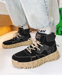 aimoha | ハイソール厚底レースアップハイカットスニーカー(スニーカー)