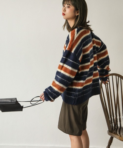 Chillfar(チルファー)の「センタープレスピンタックバミューダパンツ(その他パンツ・レディース・グレー/ブラック/カーキ/アイボリー/ダークブラウン/ピンク/グリーン/オレンジ・FREE)」の13枚目の写真