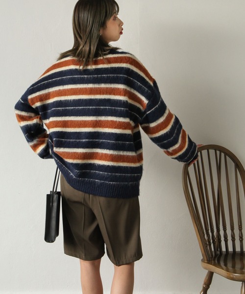 Chillfar(チルファー)の「センタープレスピンタックバミューダパンツ(その他パンツ・レディース・グレー/ブラック/カーキ/アイボリー/ダークブラウン/ピンク/グリーン/オレンジ・FREE)」の14枚目の写真