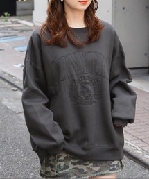 tiptop | 【ZOZO限定アイテム】裏起毛カレッジ刺繍スウェットプルオーバー(スウェット)