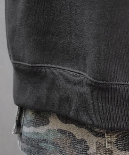 裏起毛ポケットジップアップ　プルオーバー pairmanon（ペアマノン） トレーナー スウェット 「リンクコーデ