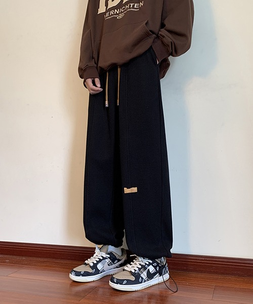 aimoha（アイモハ）の「暖か☆ワッフル生地！ストレートレッグパンツ(３カラー)（その他パンツ・メンズ・グレー/ベージュ/ブラック・MEDIUM/X-LARGE/LARGE/XX-LARGE）」の10枚目の写真