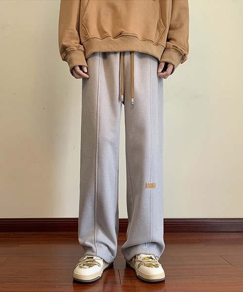 aimoha（アイモハ）の「暖か☆ワッフル生地！ストレートレッグパンツ(３カラー)（その他パンツ・メンズ・グレー/ベージュ/ブラック・MEDIUM/X-LARGE/LARGE/XX-LARGE）」の14枚目の写真