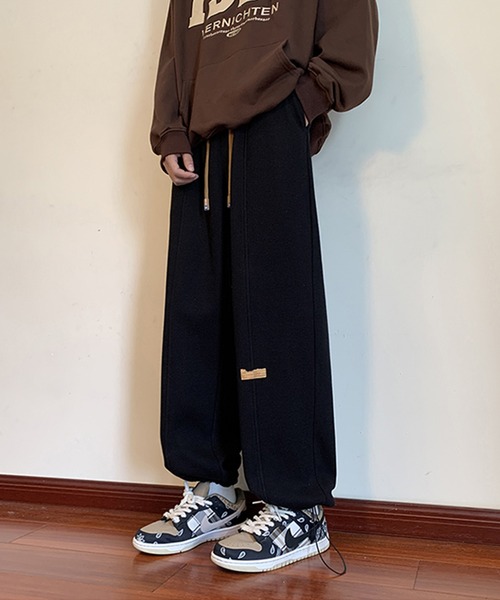 aimoha（アイモハ）の「暖か☆ワッフル生地！ストレートレッグパンツ(３カラー)（その他パンツ・メンズ・グレー/ベージュ/ブラック・MEDIUM/X-LARGE/LARGE/XX-LARGE）」の11枚目の写真