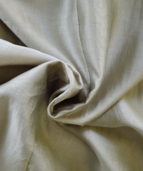 select MOCA(セレクトモカ)の「2WAYオープンスリーブシアーシャツワンピース(シャツワンピース・レディース・カーキ/ブラック/オフホワイト・FREE)」の9枚目の写真