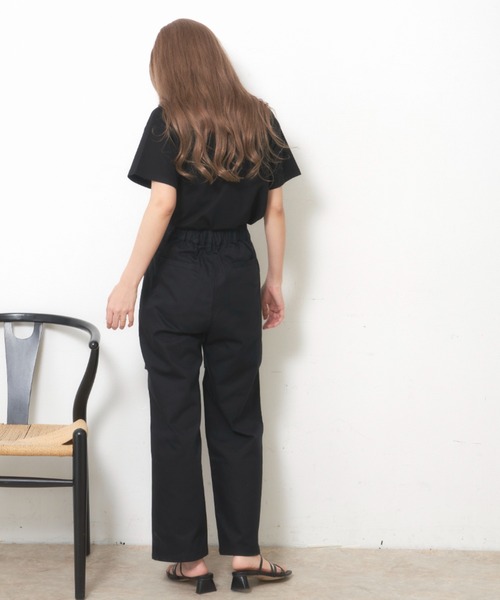 VANNIE U（ヴァニーユー）の「ヘリンボーンスリットパンツ【Sサイズ展開有】（その他パンツ・レディース・ブラック/アイボリー・FREE/S）」の14枚目の写真