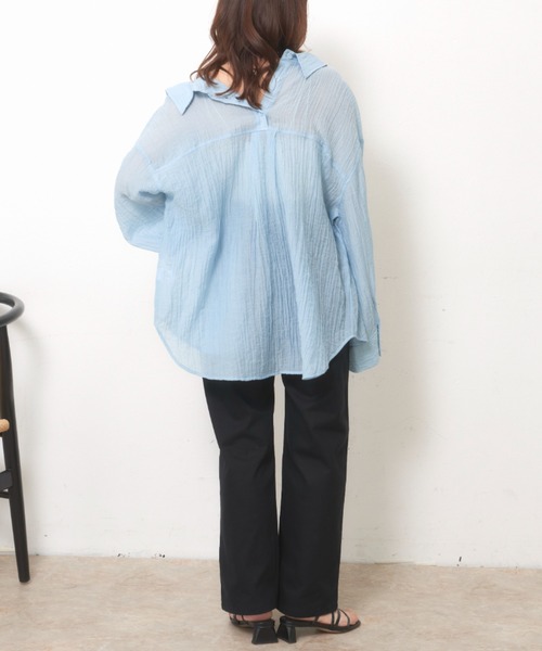 VANNIE U（ヴァニーユー）の「ヘリンボーンスリットパンツ【Sサイズ展開有】（その他パンツ・レディース・ブラック/アイボリー・FREE/S）」の22枚目の写真