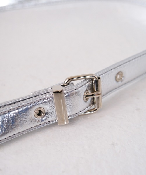 TINA：JOJUN（ティーナジョジュン）の「2WAY ハートバッグ TINA：JOJUN（ショルダーバッグ・レディース・シルバー/ブラック/ゴールド・F）」の21枚目の写真