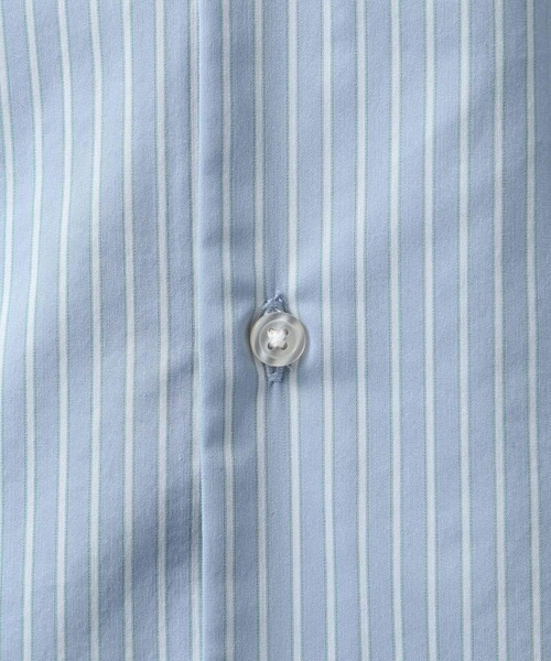 BAYFLOW（ベイフロー）の「SOLOTEXストライプシャツ（シャツ/ブラウス・メンズ・チャコール/ネイビー/サックスブルー・MEDIUM/LARGE）」の17枚目の写真