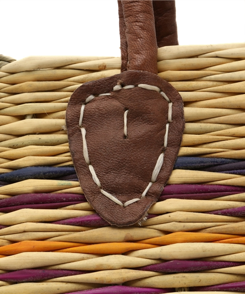 Kastane（カスタネ）の「【Kastane】スクエアバスケット（かごバッグ・レディース・ライトベージュ/ベージュ系その他・FREE）」の8枚目の写真