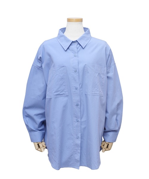 reca（レカ）の「コットンミリタリーシャツ（シャツ/ブラウス・レディース・オフホワイト/カーキ/ブルー・FREE）」の16枚目の写真