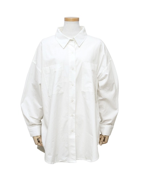 reca（レカ）の「コットンミリタリーシャツ（シャツ/ブラウス・レディース・オフホワイト/カーキ/ブルー・FREE）」の14枚目の写真