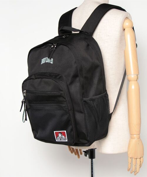 BEN DAVIS(ベンデイビス)の「【BEN DAVIS】MESH XL PACK CL-Ⅱ 32L(バックパック/リュック・メンズ・ブラック×グリーン/ブラック×ホワイト/ブラック×レッド・FREE)」の18枚目の写真