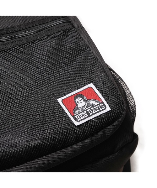BEN DAVIS(ベンデイビス)の「【BEN DAVIS】MESH XL PACK CL-Ⅱ 32L(バックパック/リュック・メンズ・ブラック×グリーン/ブラック×ホワイト/ブラック×レッド・FREE)」の10枚目の写真