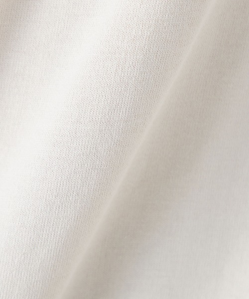 Petit Honfleur(プチオンフルール)の「モックネックTシャツ(Tシャツ/カットソー・レディース・チャコールグレー/ベージュ・L/M)」の9枚目の写真